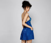Adley Formal Glitter Party Dress